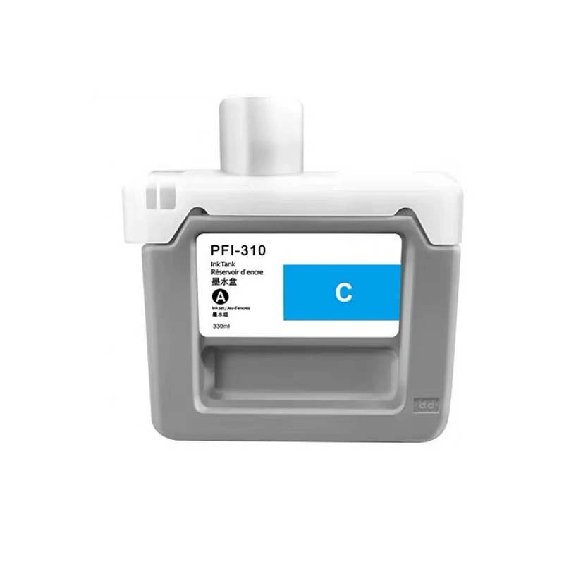 1 Cartucho de Tinta Compatível com a Cor Ciano Pfi 310 para as Impressoras Canon Tx2000, Tx3000, Tx4000, Tx5300 e Tx5400. MDUG