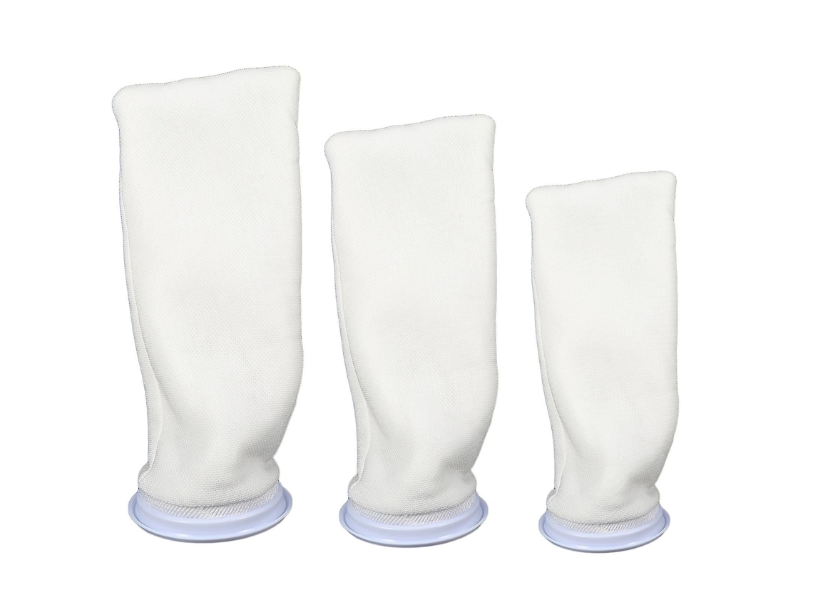 3 Filtros De Espuma Para Aquário, Meia Filtrante De 4 Polegadas E 200 Mícrons