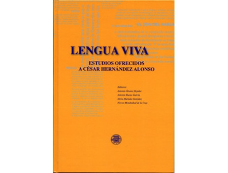 Livro Lengua Viva. Estudios Ofrecidos A César Hernández Alonso (2 Vols) de Antonio Alvarez Tejedor (Espanhol)