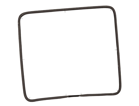 Vedação de porta 9 clipes C00274055 SCHOLTES