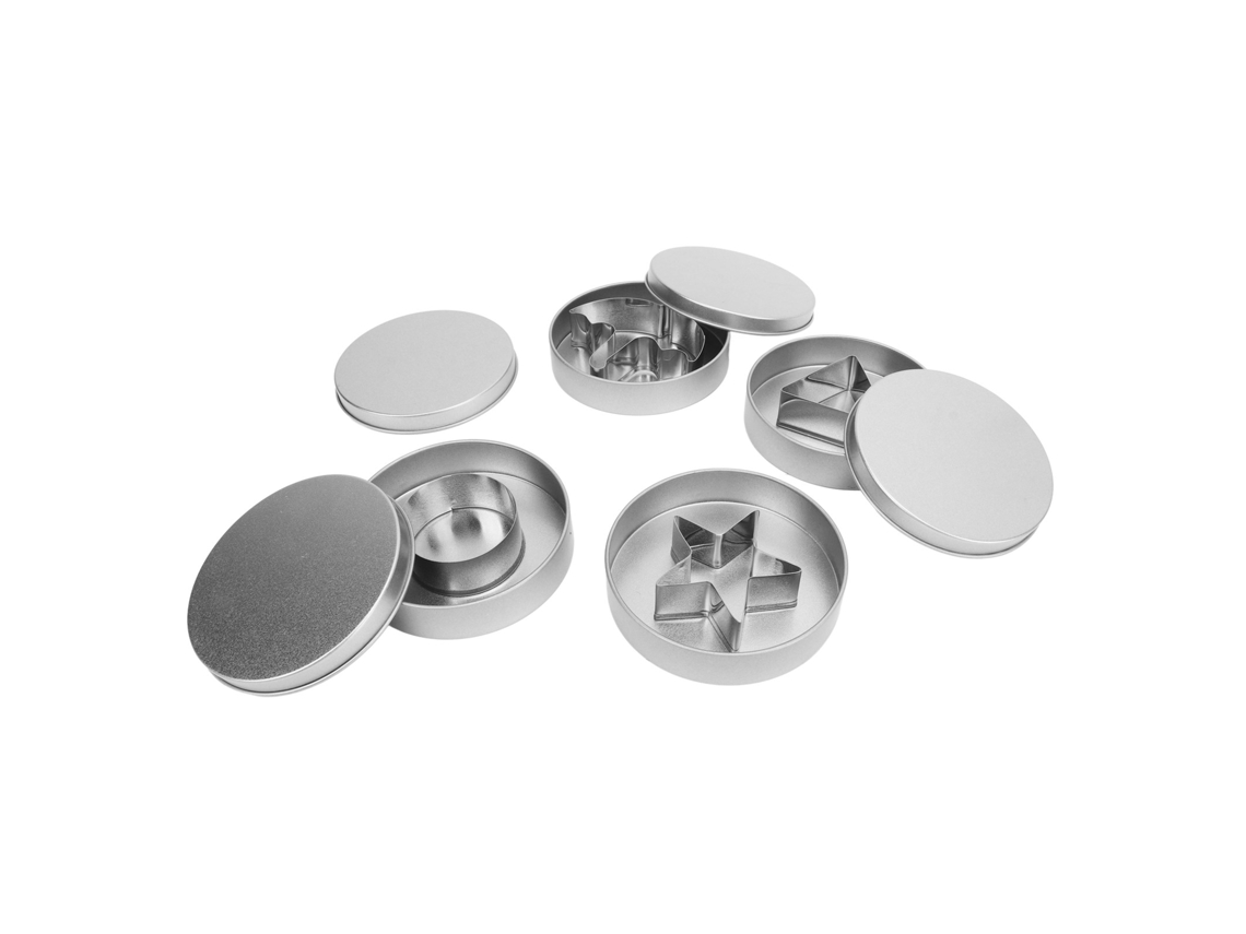 Conjunto de Moldes de Biscoito de Aço Inoxidável 4 Peças