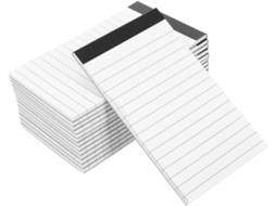14 Refis De Papel Pautado A7( 3x5 Polegadas) Destacáveis Para Mini Cadernos, Interno De Reposição Agendas