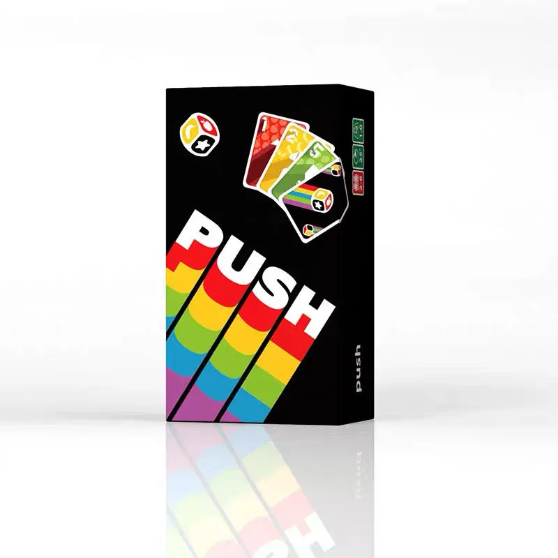 (push) Um Jogo De Cartas E Um Jogo De Tabuleiro De Estratégia Para Adultos E Adolescentes, Para 2 A 6 Jogadores.