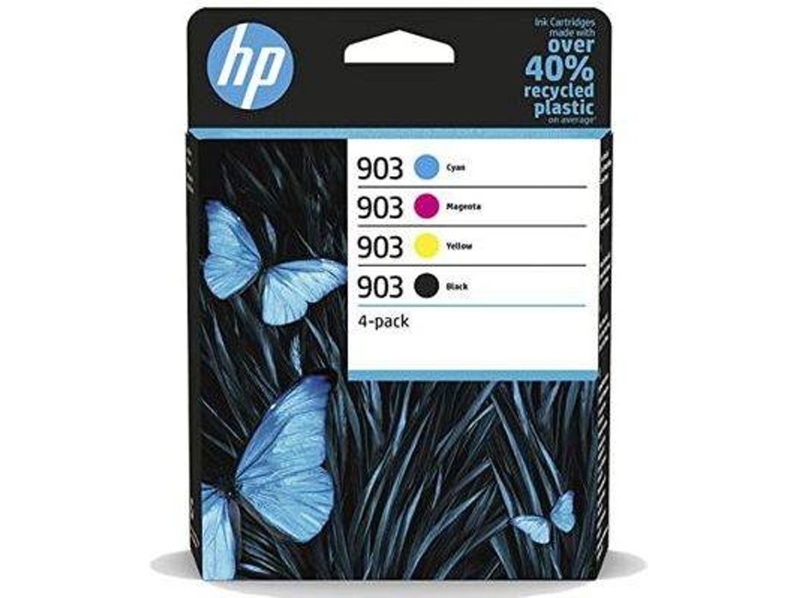Pack 4 Tinteiros HP 903 Preto e Cores (6ZC73AE)