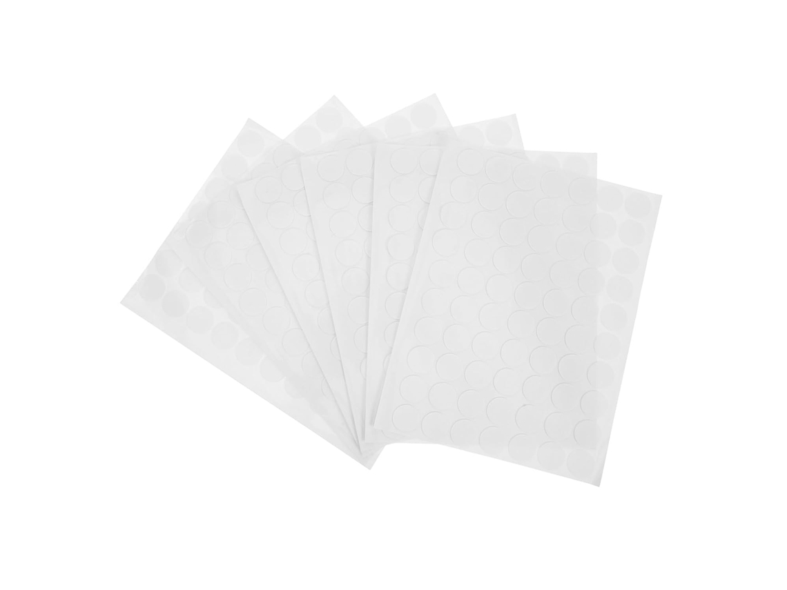 6 Folhas De Fita Adesiva Dupla Face Transparente Fácil Remover