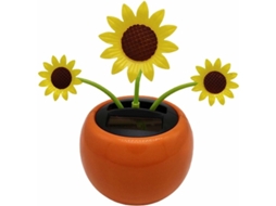 Flor de Figura Oscilante Flor de Dança Solar Flor Solar Figura de Oscilação Flor de Dança Solar Ornamentos de Flores de Cabeça de Agitador Solar,