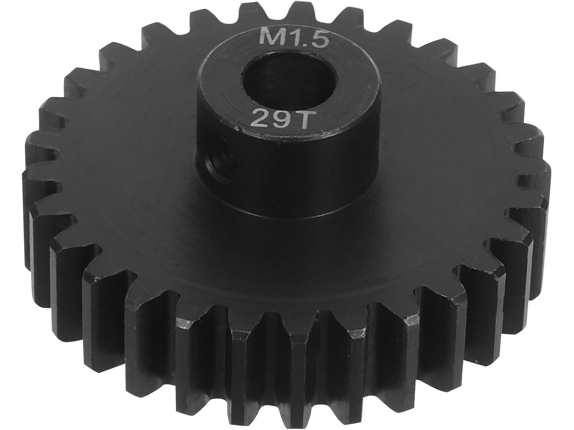 Engrenagens De Aço Cromado Com Dentes Perfurados Para Motores De Carros Rc, Crawlers E Modelos Off-road.
