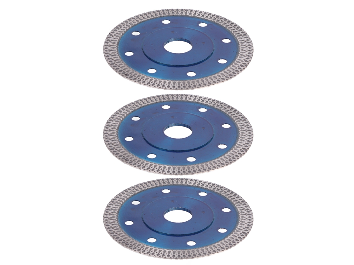 3 Lâminas de Serra Diamante para Corte de Cerâmica
