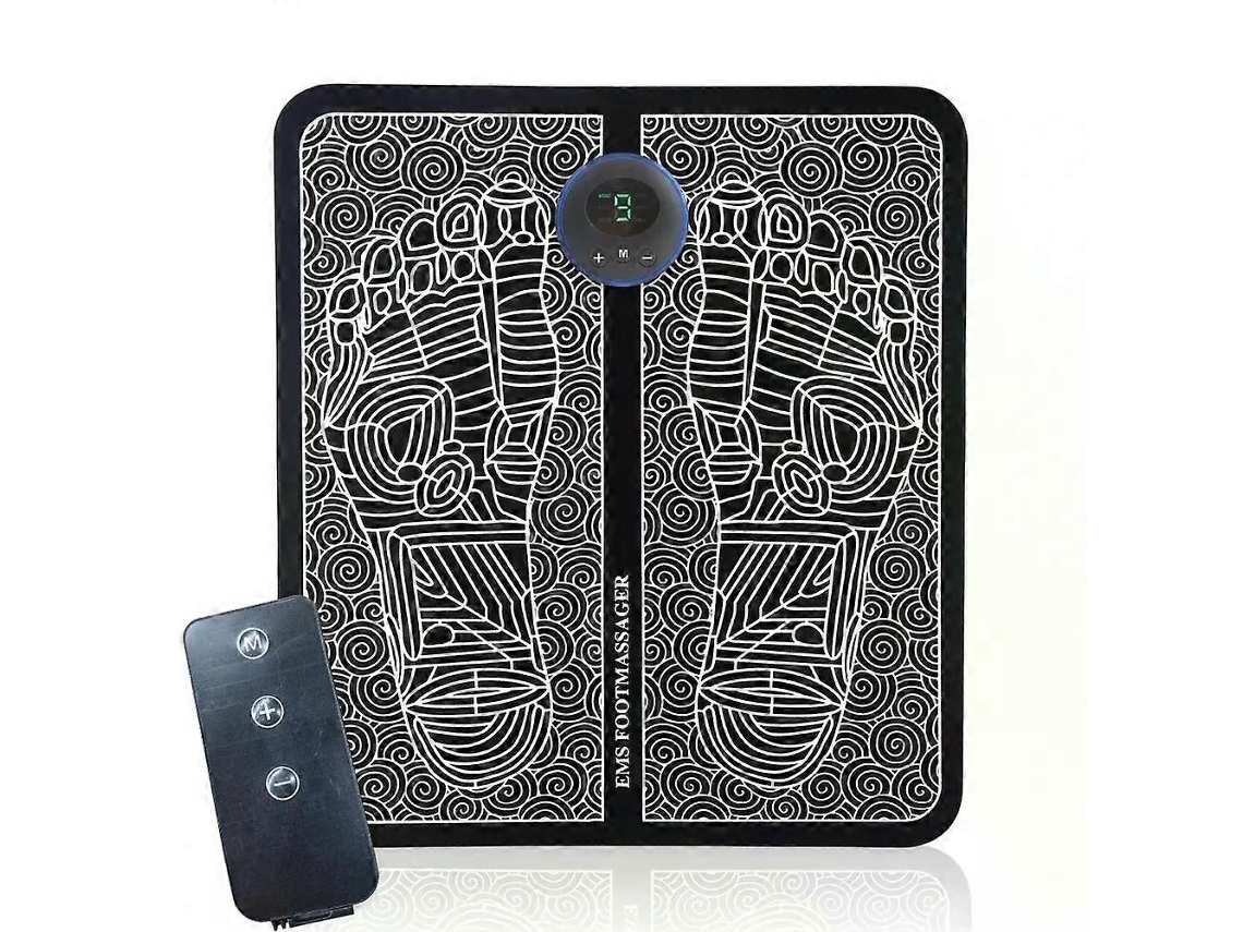 Tapete De Massagem Para Os Pés Ems - Estimulação Multifrequencial Com Massagem Reflexológica Em 8 Zonas