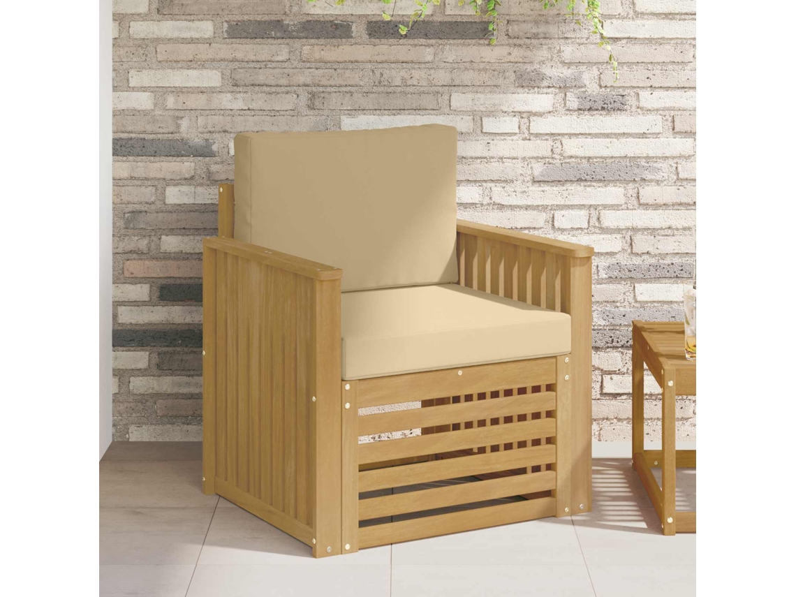 Vidaxl Conjunto De Sofás Para Exterior Poliéster Branco