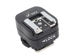 Flash Hot Shoe Sync Adapter With Extra Pc Sync Port Pure Copper Interfac Ttl Flash Hot Shoe Converter For Nikon Camera LAXISCREED