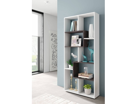 Livraria  Branco (Melamina - 25x80x180 cm)