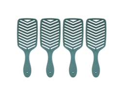 4pcs Detangling Hair Brush Portable Hollow Wet Dry Styling Comb For All