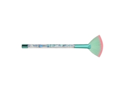 Pincel De Maquiagem Em Formato De Leque, Pincel Durável Para Pó Solto, Para Mulheres, Noivas, Senhoras, Verde Everley891