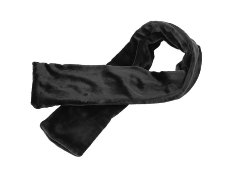 Cachecol Unissexo Qiilu Cobertura Aquecida Elétrico Veludo Preto (145 Cm)