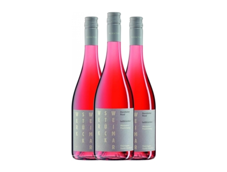 Vinho rosé WERKSTÜCK WEIMAR Poetenweg Rosé Dornfelder (0.75 L - 3 Unidades)