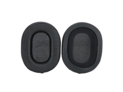 Aetheria kit 2 Almofadas Auriculares Preto para Ath Msr7 M50x Sony7506 V6 Espuma Confortável