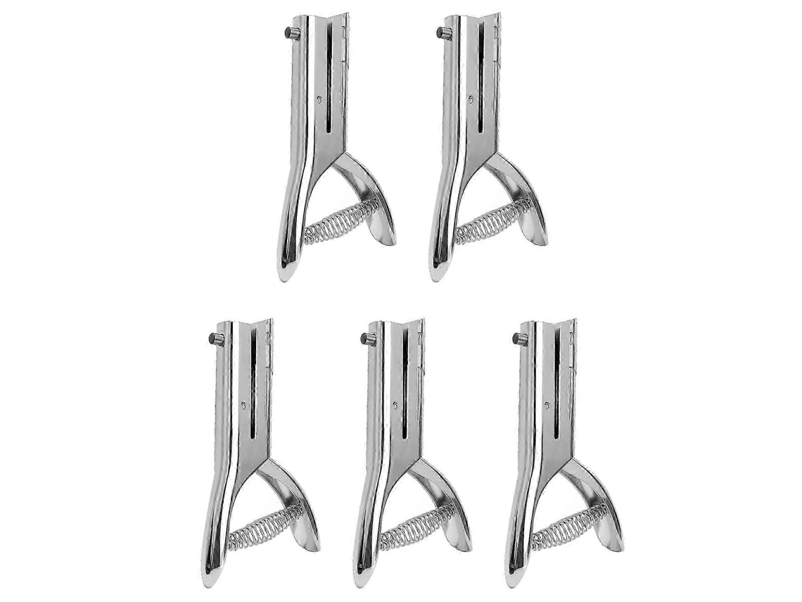 Perfurador De Papel E Cartão 5x De 1/8 De Polegada, Perfurador De Papel Resistente, Portátil E Longo, Alcance De 2 Polegadas (3 Mm) De
