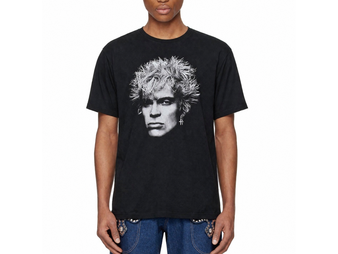Billy Idol Big Head T-shirt Unisex Adults Size:xxl