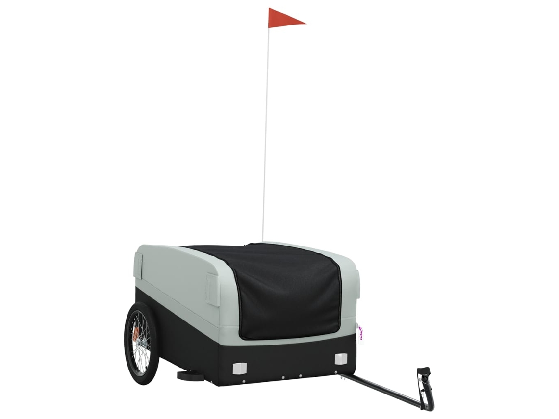 Bike Trailer, Bike Trailers Vidaxl Cinzeto Ferro (137 X 69 X 59 Cm)