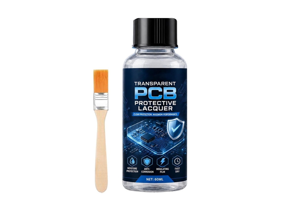 Película Isolante Para Pcb Com Revestimento Eletrônico Impermeável De 60ml