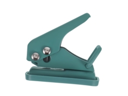 Grampeador, Acessório Estético Para Casa E Escritório, Em Abs Verde.