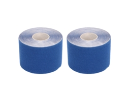 Lurelia Fita Cinesiológica, 2 Peças, Fita De Cinesiologia Atlética De 5 Cm X 5 M Para Proteção Muscular Para Badminton E Fitness, Azul Escuro