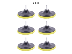 Disco De Lixa Para Esmerilhadeira, 6 Peças, 5 Polegadas, 125 Mm, Para Furadeira
