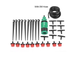 Kit De Irrigação Micro Jardim Mangueira 5m