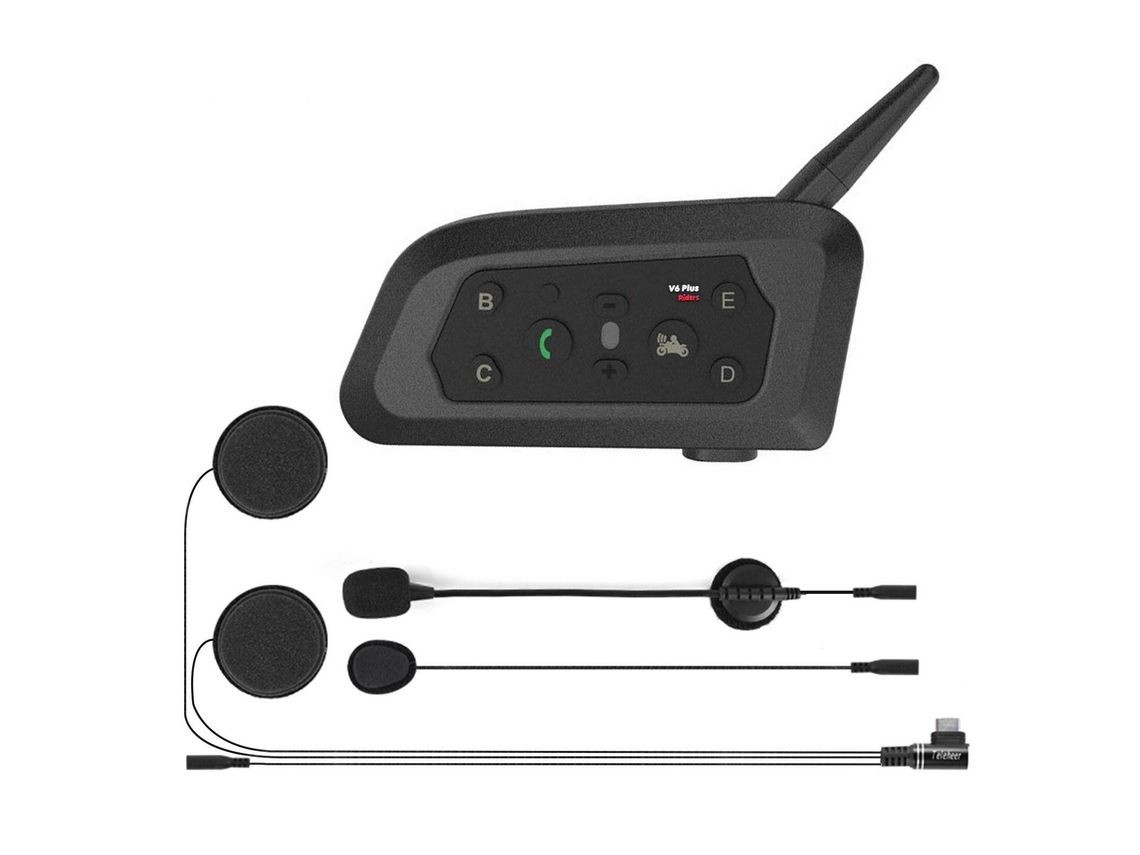 Teleheer Bt Headset Intercom, Real-time Two-way Communication, Esp