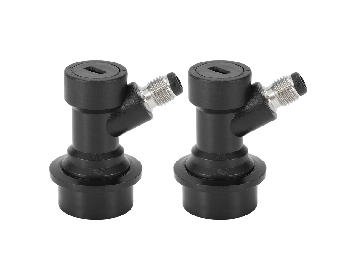 Eyf kit 2pcs Desconectores de Fechamento por Bola 1/4mfl para Cerveja Caseira Barril