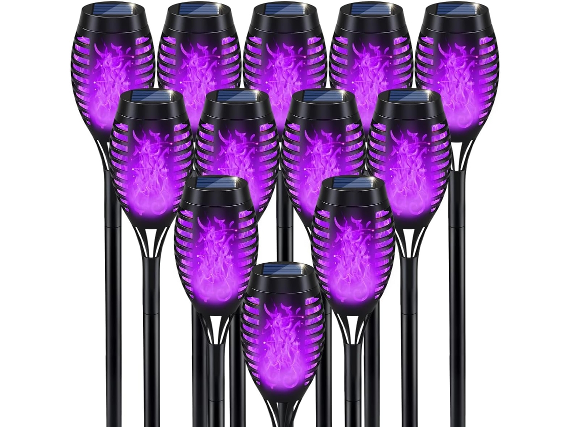 Kit com 12 Luminárias de Coração AQUAFORGE, jardim, caminhos