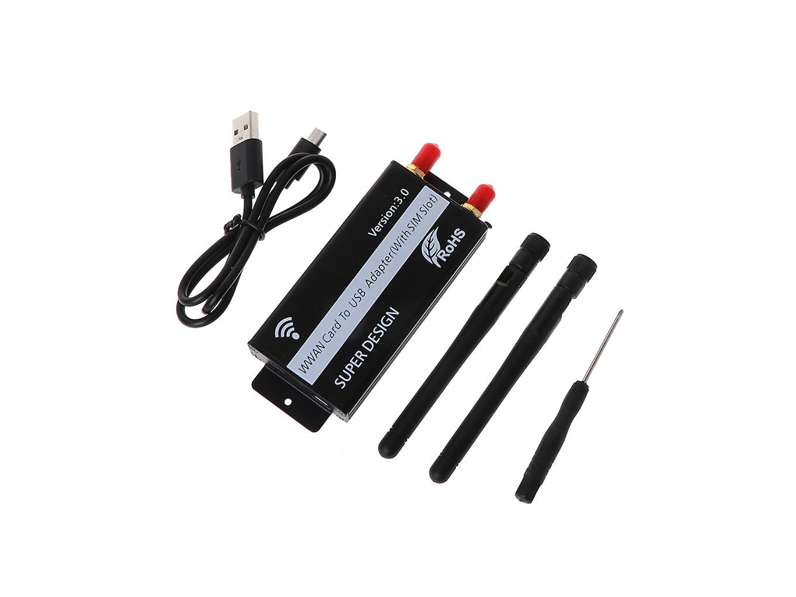 Cartão Wwan Para Adaptador Usb Com Slot Para Cartão Sim Mini Pci-e Para Adaptador Usb