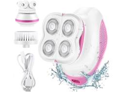 Afeitadora Elétrica 3 em 1 para Mulheres, Sistema Massageador Facial, Cepillo Facial de Limpieza GOKOCO