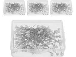 Alfinetes Luxshiny 400 para mapas, com cabeça redonda e em aço inoxidável, tamanho 5 (5 cm), ideais para marcação.