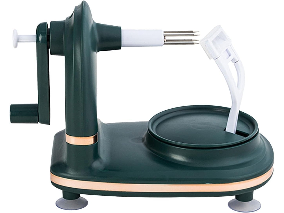 Pelador De Frutas Rotativo, Pelador De Pera Con Cuchillas Acero Inoxidável Que Ahorra Mano Obra Maunal Y Manivela Cocina