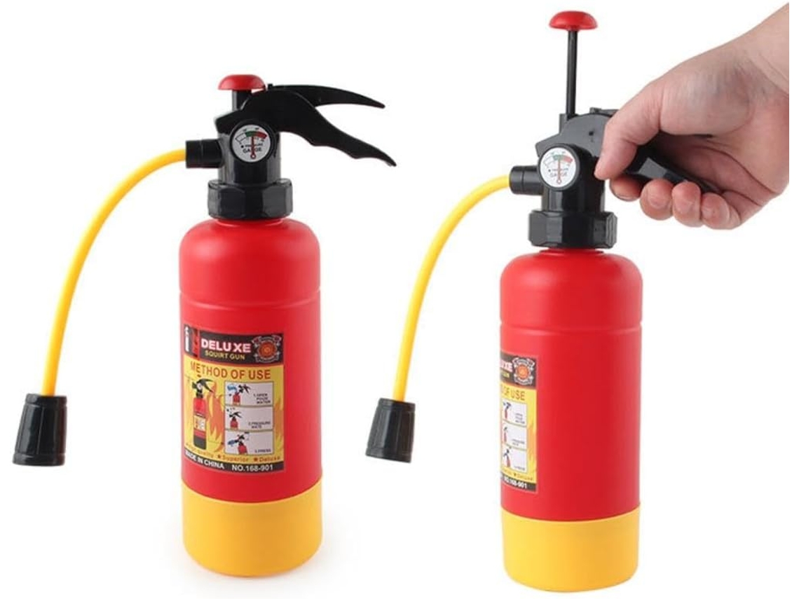 Extintor De Incêndio Dandre, Bombeiro Realista, Brinquedo Para Crianças, Ideal Brincar Na Praia Ou Ao Ar Livre, Guerra Água -aquaforge