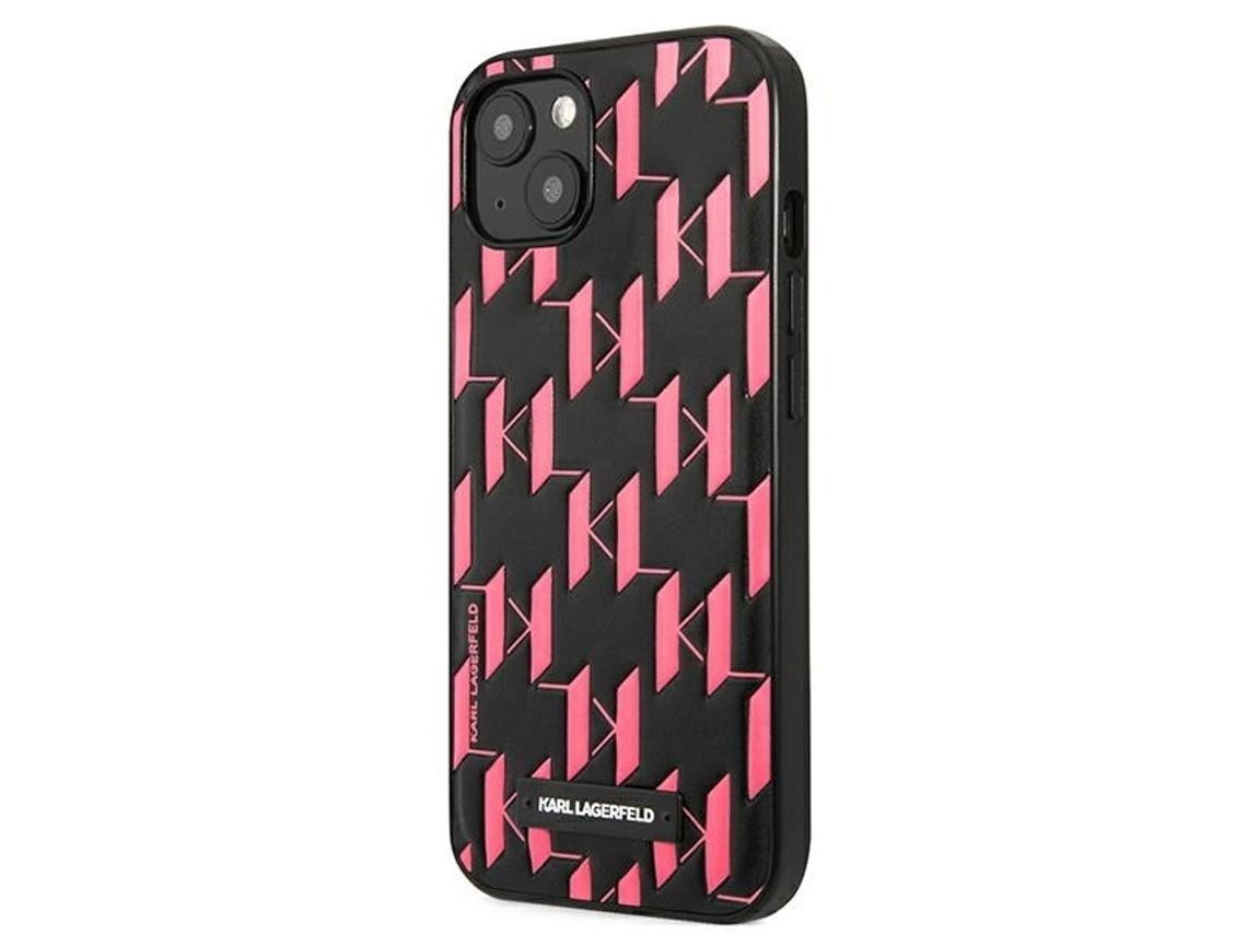 Capa para iPhone 13 mini KARL LAGERFELD Pele Sintética Rígida Rosa