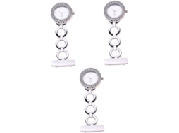 Pulseira de Pérolas GOKOCO com Relógio Feminino Brilhante e Delicado