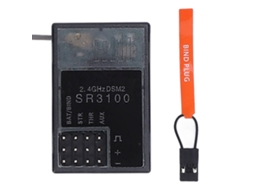 Aetheria receptor Sr3100 3 Canais 2.4ghz para Controle Remoto Dx3r Dx5c 3.5 9.6v