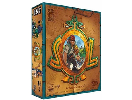 Jogo de Tabuleiro  Sol: Aventuras En La Isla De Sol