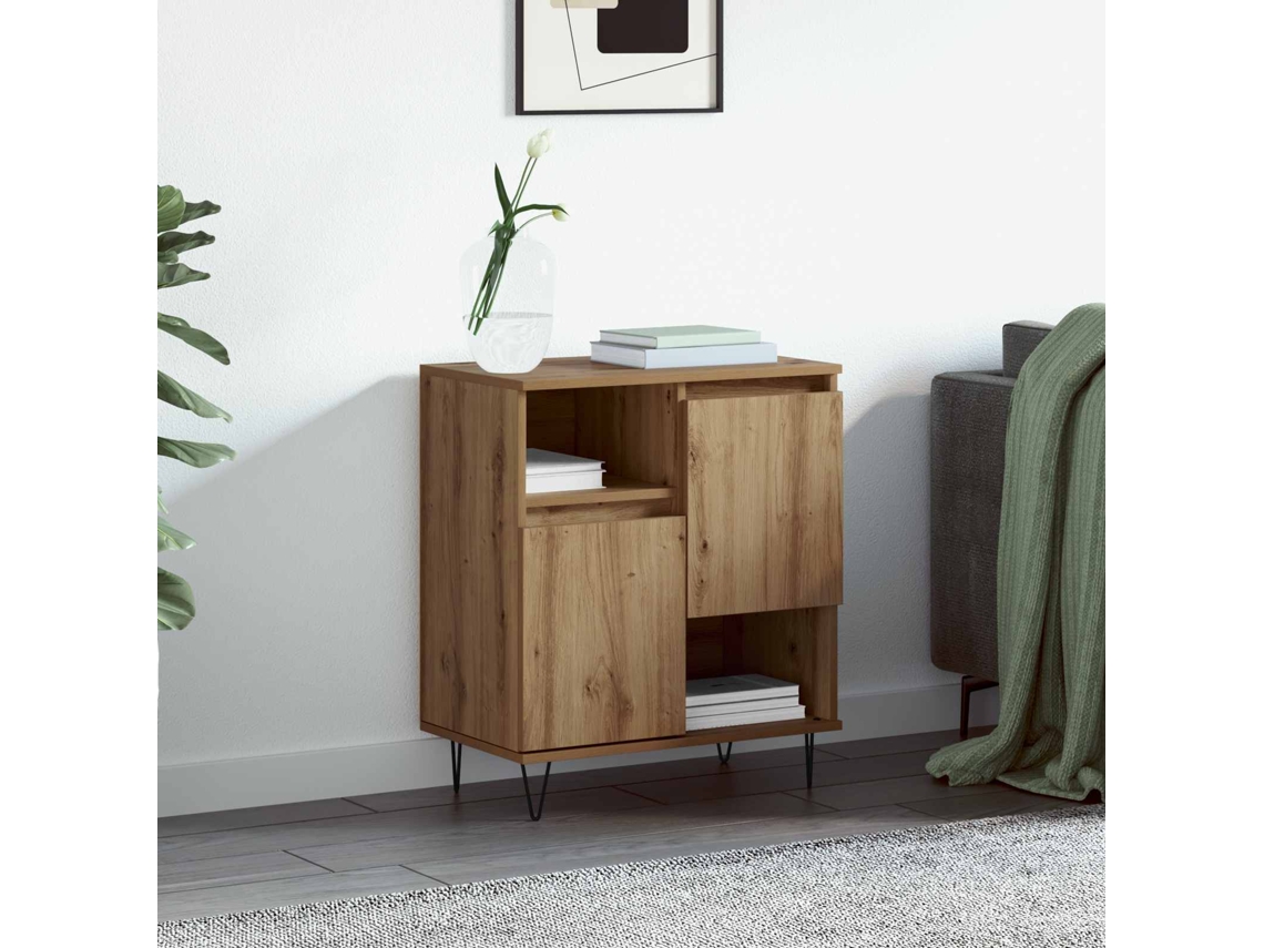 Vidaxl Buffet Carvalho Artesanal 60 X 35 X 70 Cm