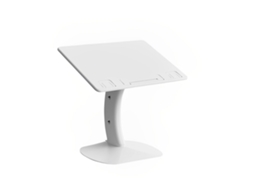 Mesa de livros dobrável ajustável Slowmoose, suporte para tablet e mesa de cabeceira multifuncional, branca 03753