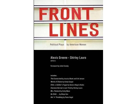 Livro front lines de edited by alexis greene edited by shirley lauro (inglês)