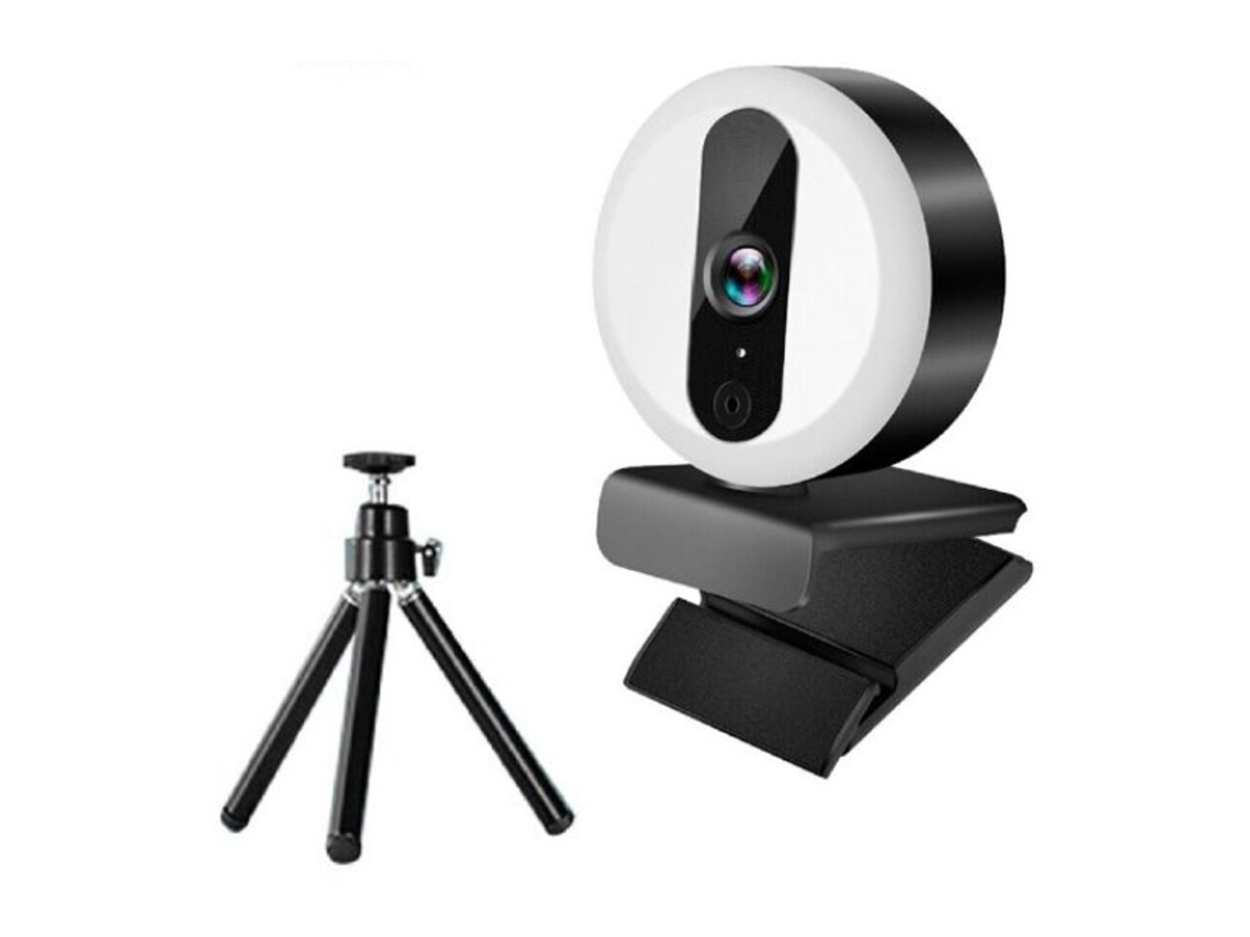 Webcam SKYHE 2K Hd 30 Fps Branco e Preto