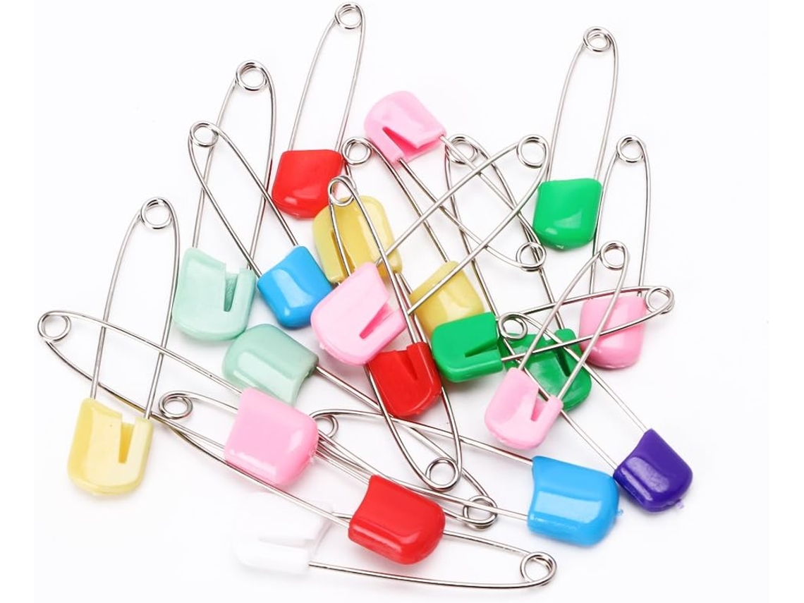 20 Alfinetes Coloridos Para Costurar Roupas, Decorar Tecidos De Bebê, Fáceis De Usar Para Criar Alfinetes Fralda