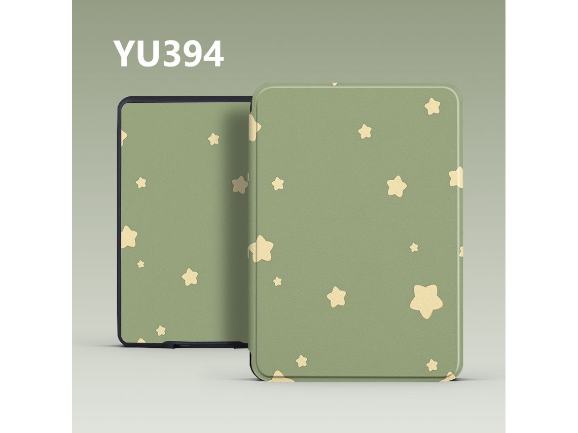Capa Para Kobo Clara Bw 6'' N365, Estrela Com Alça - Verde - Eifson (compatível)