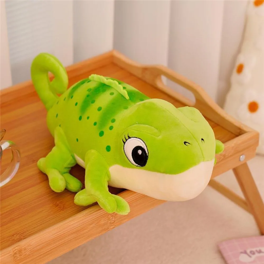 Simulação de Lagarto de Olhos Grandes, Desenho Animado, Lagarto Fofo, Sofá Criativo MDUG (verde)