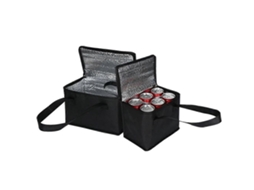 Pacote com 2 Saco Térmico, Saco de Compras, Saco Térmico Dobrável, Saco Isolado para Viagem Ao Ar Livre, Saco de Piquenique GOKOCO (grande + Pequeno)