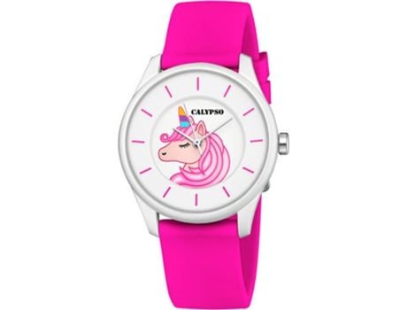 Relógio CALYPSO Mulher (Silicone - Rosa)